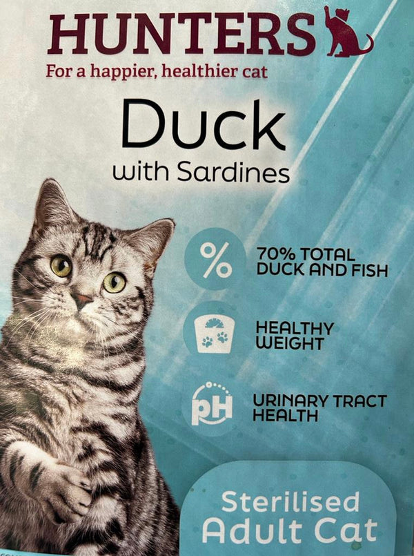 Hunters Cat Food - Duck with Sardines