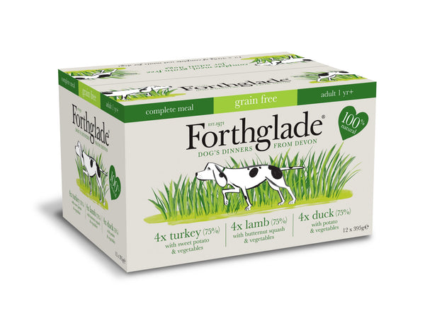 Forthglade Complete Adult Variety Pack - Turkey, Lamb and Duck Grain Free - Pet Shop Online