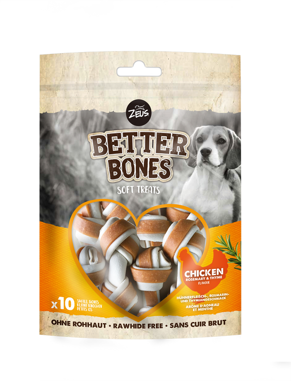 Zeus Better Bones Small Bones - Chicken, Rosemary & Thyme - Pet Shop Online