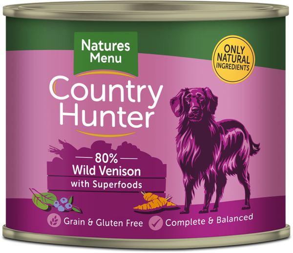 Natures Menu Country Hunter Dog Can Wild Venison - Pet Shop Online