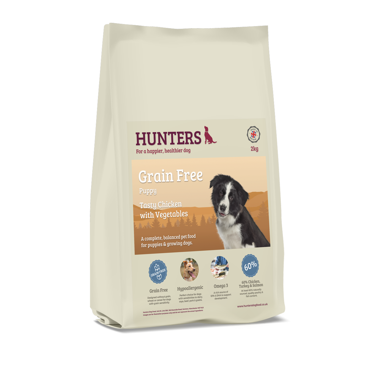 Grain free best sale puppy food uk