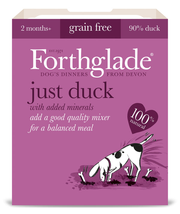 Forthglade Just Duck Natural Wet Dog Food - Pet Shop Online