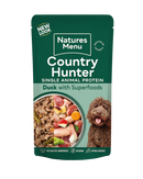 Natures Menu Country Hunter Dog Pouch Succulent Duck