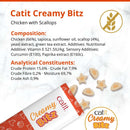 Catit Creamy Bits Chicken with Scallops 4pack