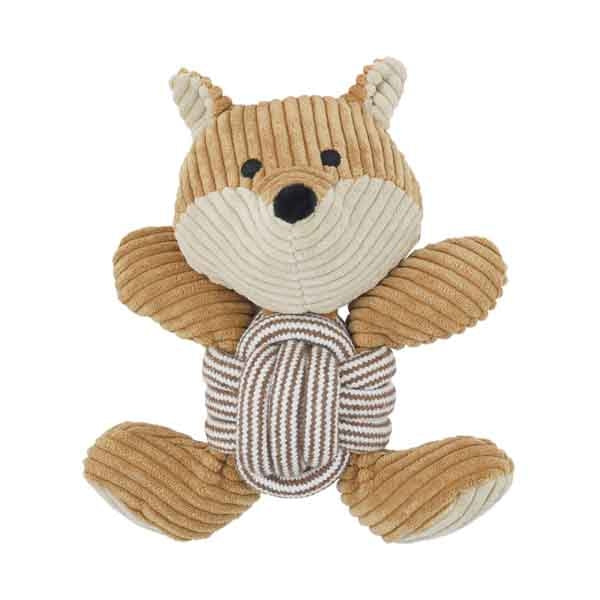 Rosewood Chubleez Fox Knot Dog Toy