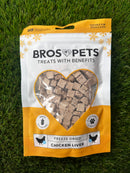 Bros Pets Freeze Dried Chicken Liver Treats 50g