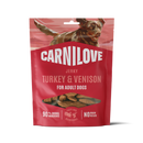 Carnilove Meat Jerky Turkey with Venison Fillet 100g