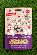 Cupid & Comet Chicken, Duck & Cranberry Festive Bites