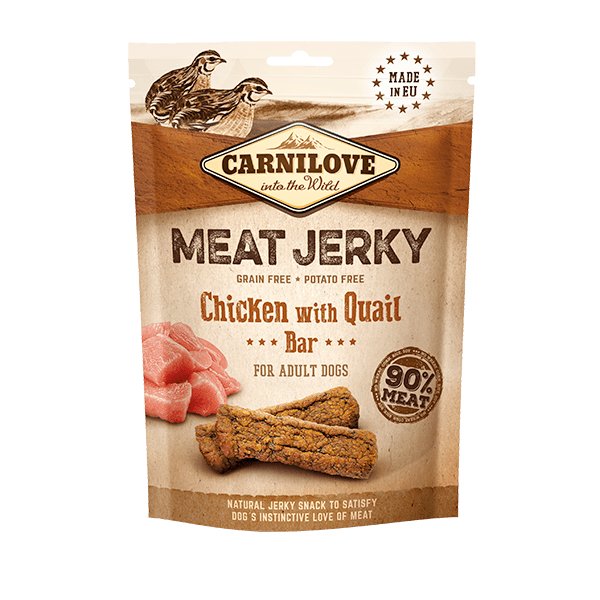 Carnilove Meat Jerky Chicken with Quail Bar