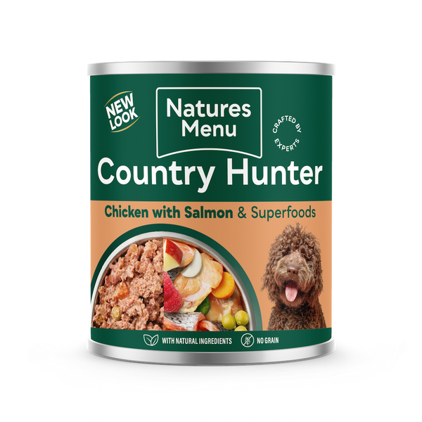 Natures Menu Country Hunter Dog Can Salmon with Chicken