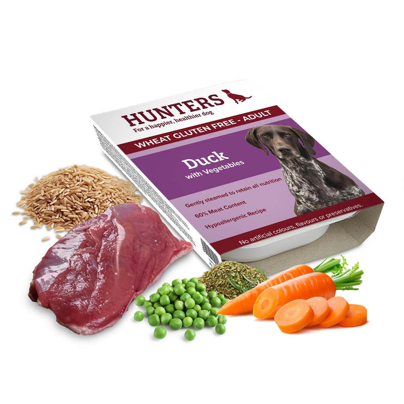 Hunters Wet Dog Food - Duck & Vegetables