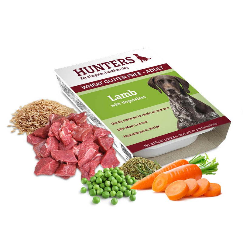 Hunders Food Hunters Wet Dog Food - Lamb & Vegetables