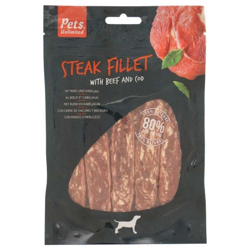 Pets Unlimited - Steak Fillet with Beef & Cod