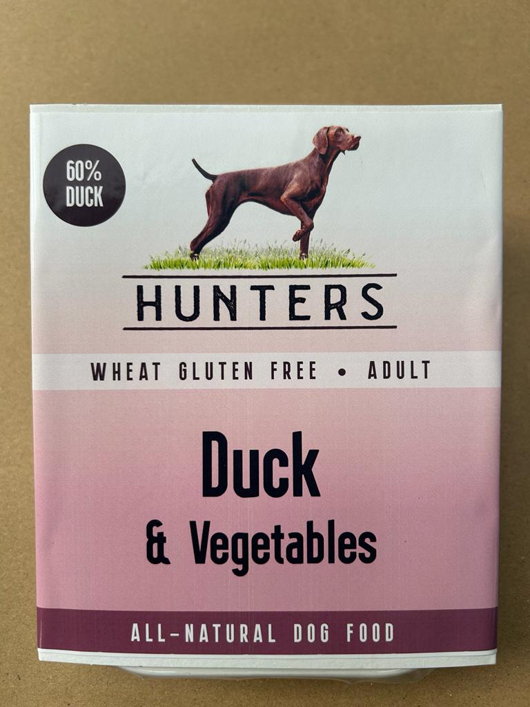 Hunders Food Hunters Wet Dog Food - Duck & Vegetables