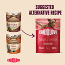 Carnilove Turkey & Venison with Strawberry Leaves Dog Pate
