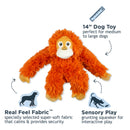 Tall Tails Orangutan Rope Body Dog Toy