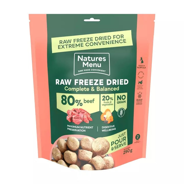 Nature's Menu Raw Freeze Dried - Beef