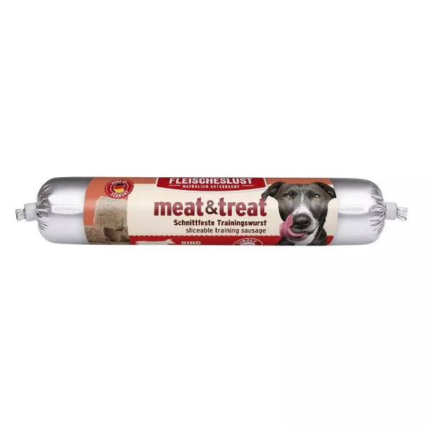 Fleischeslust (Meatlove) Meat & Treat Beef Sausage For Dogs