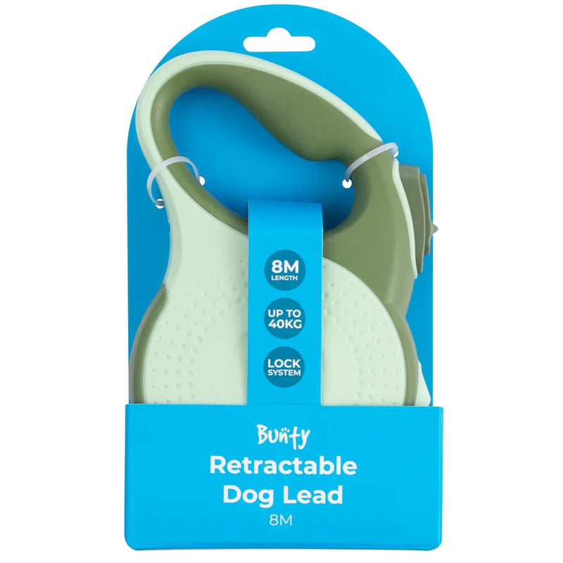 Bunty Explorer Retractable Dog Lead - Green