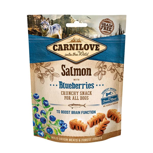 Carnilove Salmon with Blueberries Crunchy Snack