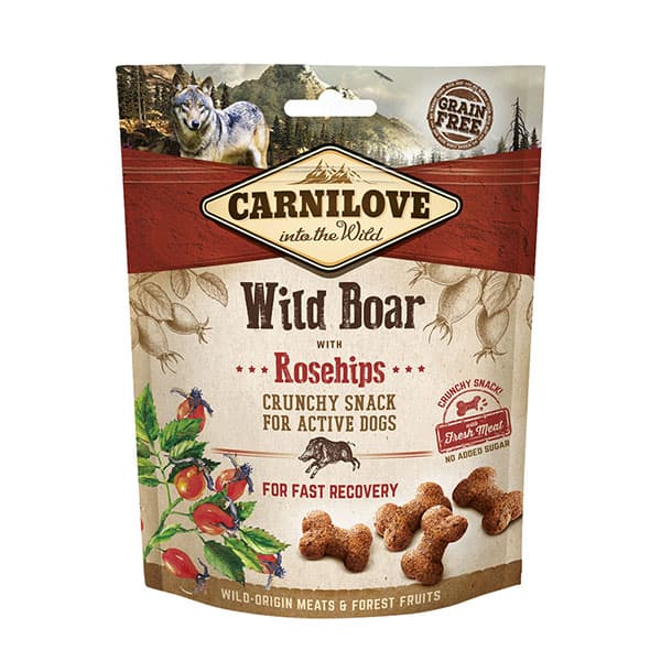 Carnilove Wild Boar with Rosehips Crunchy Snack