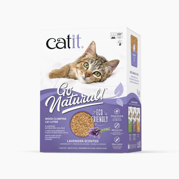 Catit Go Natural Cat Litter - Lavender Scented