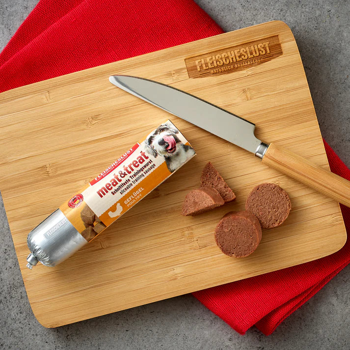 Fleischeslust (Meatlove) Meat & Treat Poultry Sausage For Dogs