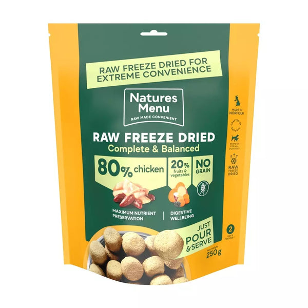 Nature's Menu Raw Freeze Dried - Chicken