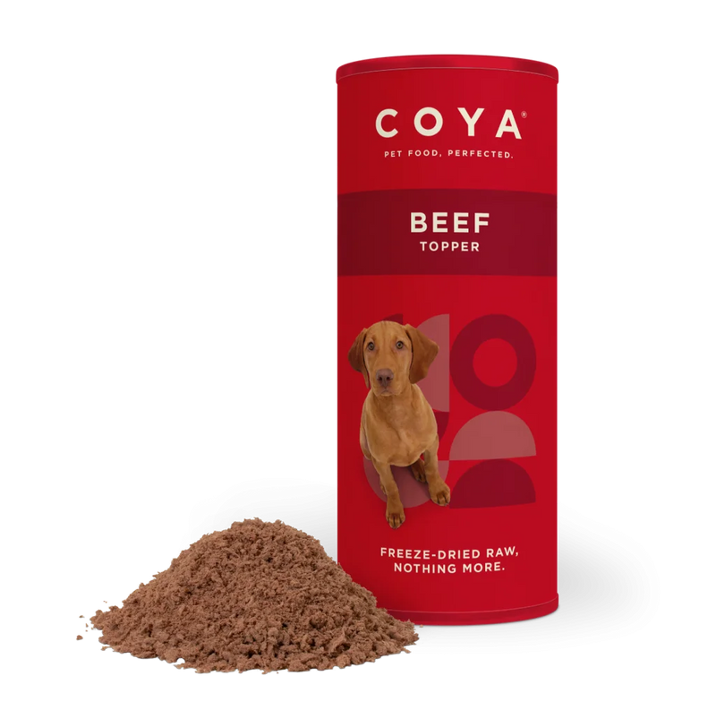 Coya Adult Dog Topper - Beef