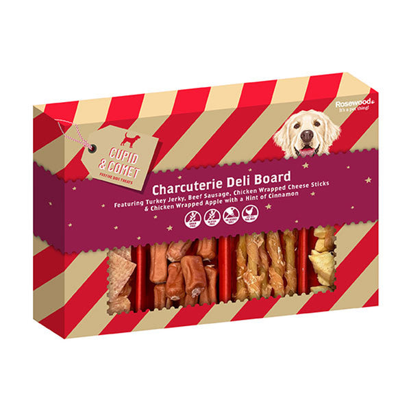 Rosewood Cupid & Comet Charcuterie Deli Board For Dogs