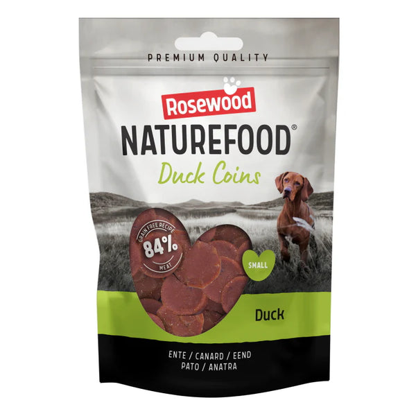 Rosewood Naturefood Duck Coins 100g (Small)