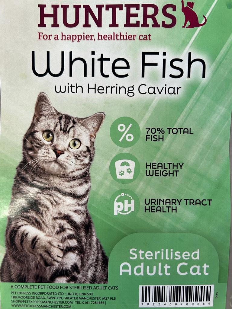 Hunters Cat Food - White Fish with Herring Caviar