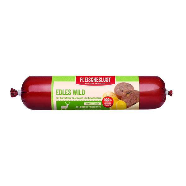 Fleischeslust (Meatlove) Game Sausage with Potato for Dogs