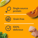 Nutriment Gently Steamed Chicken Dog Pouch 395g