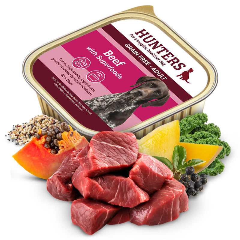 Hunters Beef with Superfoods Foil Tray - 300g