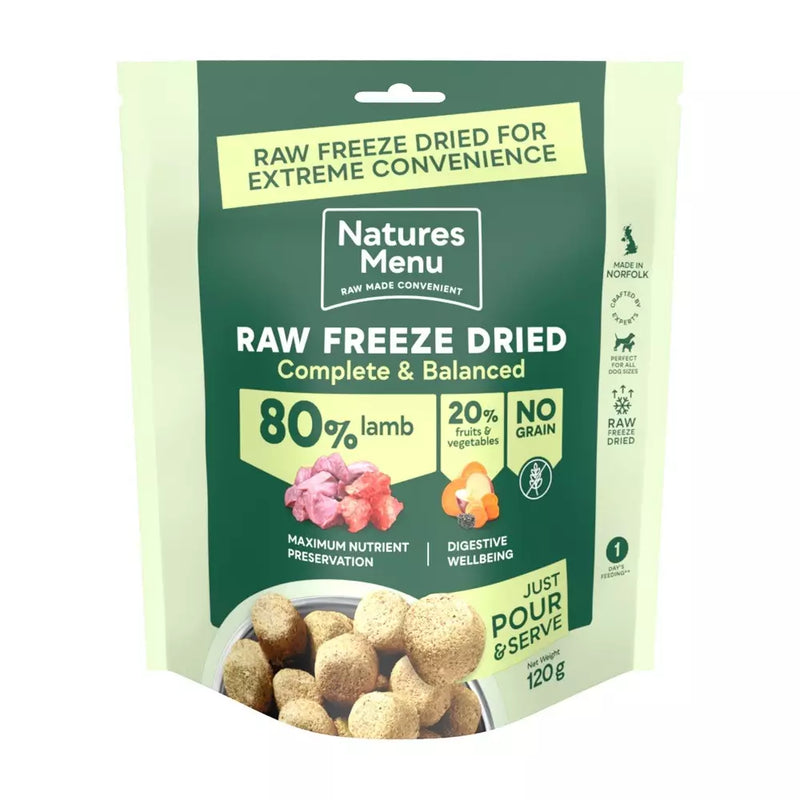 Nature's Menu Raw Freeze Dried - Lamb