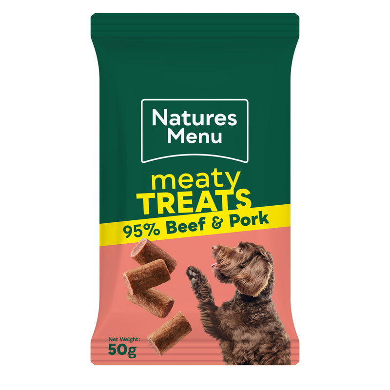 Natures Menu Meaty Treats with Beef & Pork