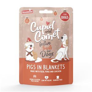 Rosewood Pigs in Blankets Dog Treats 100g