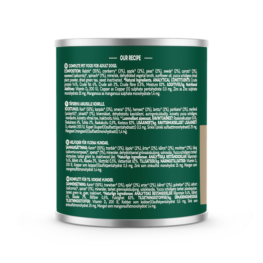 Natures Menu Country Hunter Dog Can Rabbit with Superfoods
