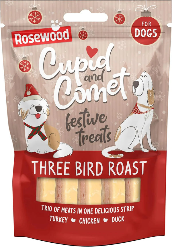 Rosewood Three Bird Roast Meaty Strips 100g