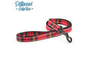 Ancol Tartan Lead - Red (1m x 19mm)