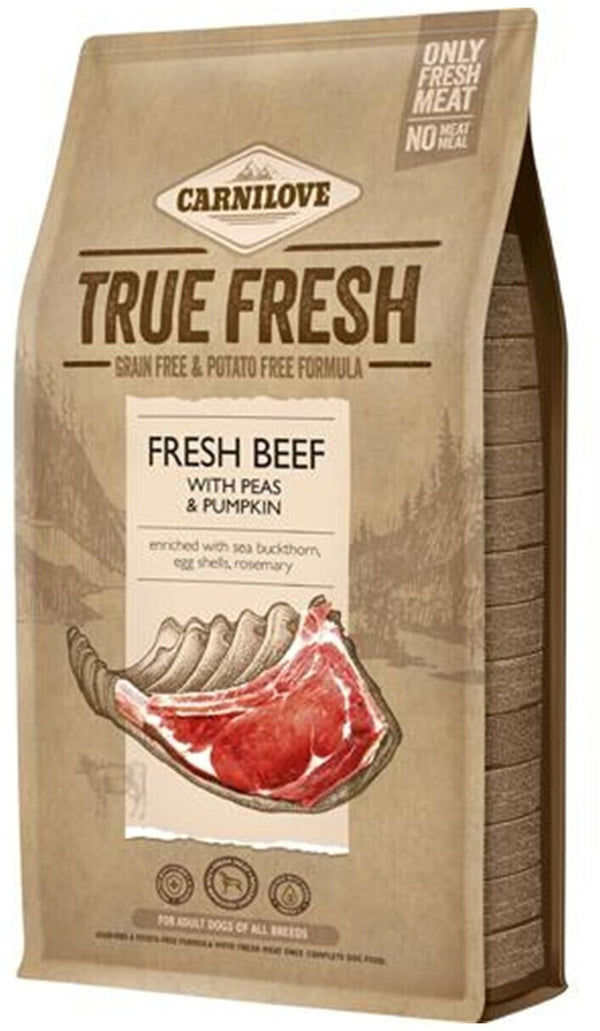 Carnilove True Fresh Beef Adult Dog Food - 4kg