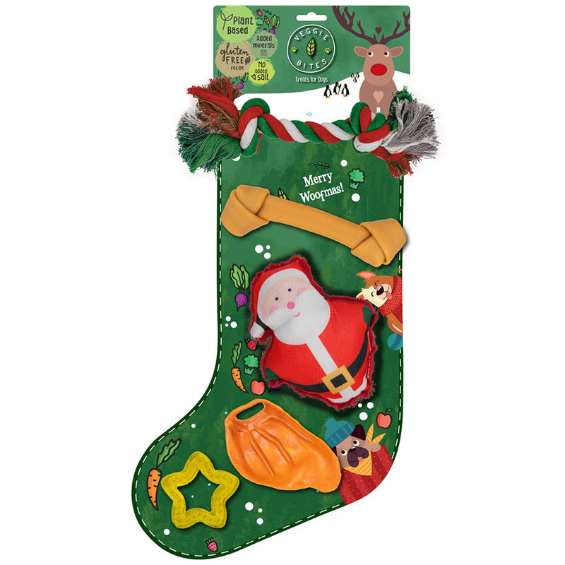 Jumbo Veggie Bites Dog Christmas Stocking