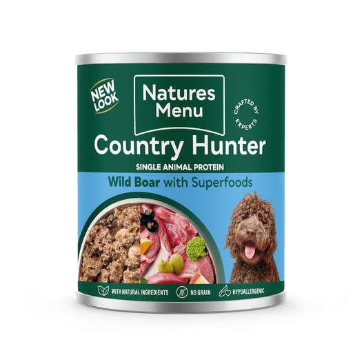 Natures Menu Country Hunter Dog Can Wild Boar
