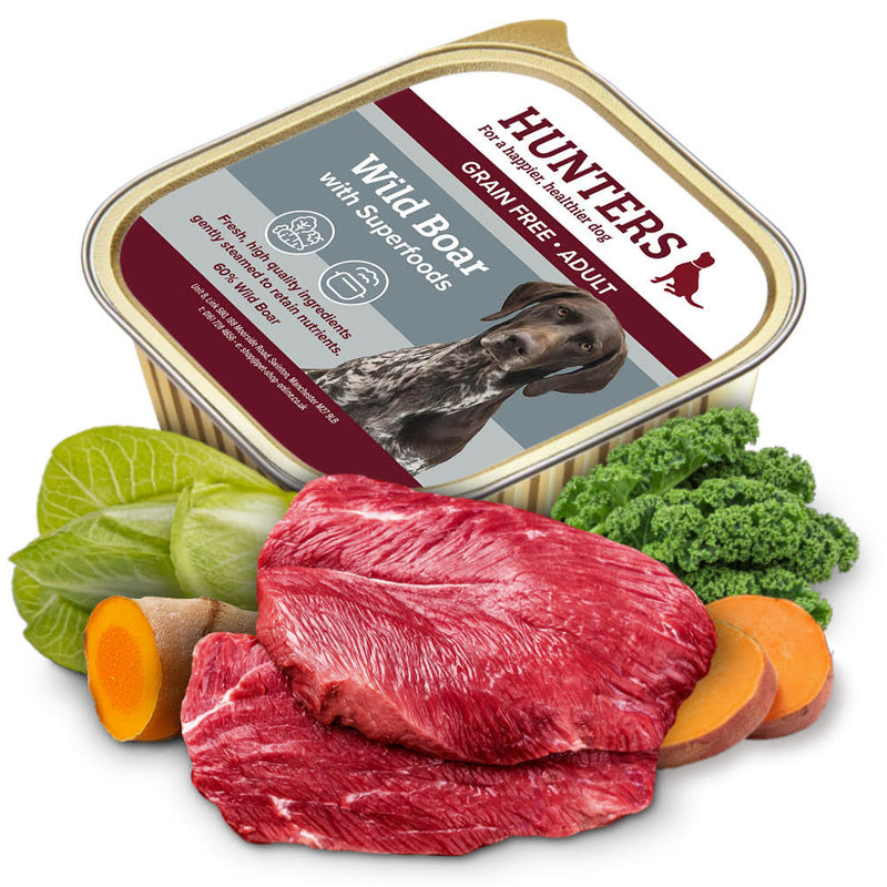 Hunters Wild Boar with Superfoods Foil Tray - 300g