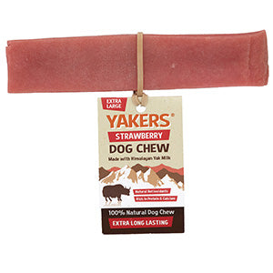 Yakers Dog Chew - Strawberry