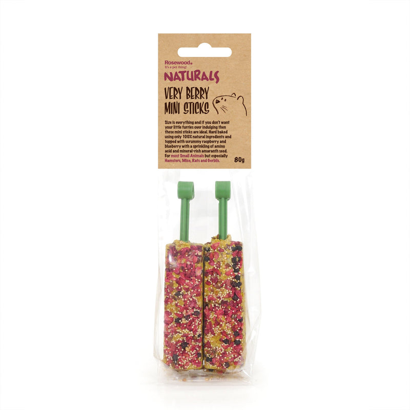 Rosewood Naturals Very Berry Mini Sticks - Pet Shop Online