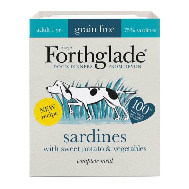 Products Forthglade Complete Meal - Sardine with Sweet Potato & Vegetables Natural Wet Dog Food - Pet Shop Online