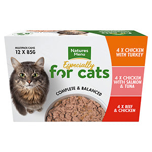 Natures Menu Adult Cat Food Tin 12x85g - Pet Shop Online