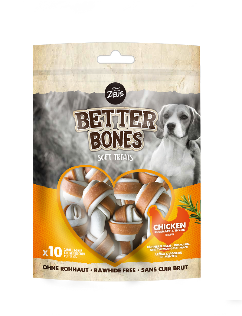 Zeus Better Bones Small Bones - Chicken, Rosemary & Thyme - Pet Shop Online